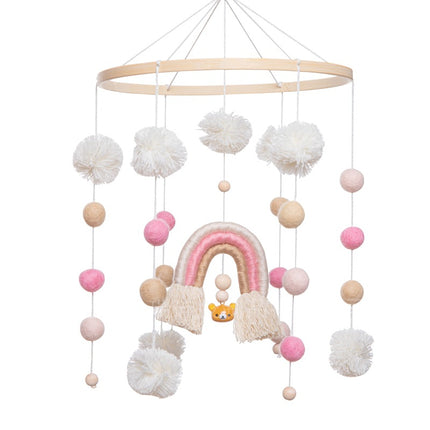 Nordic Hair Ball Rainbow Bed Wind Bell - Wnkrs