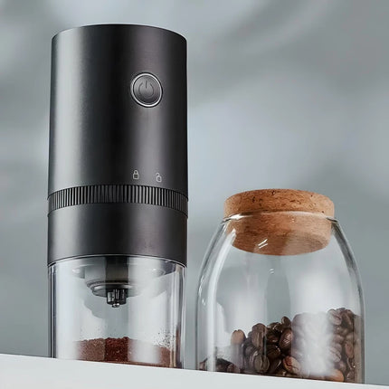 Portable Electric Coffee Grinder with USB Type-C Charging & Ceramic Burr