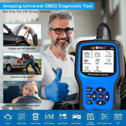 OBD2 Full System Diagnostic Scanner for Volkswagen Group Vehicles - Wnkrs