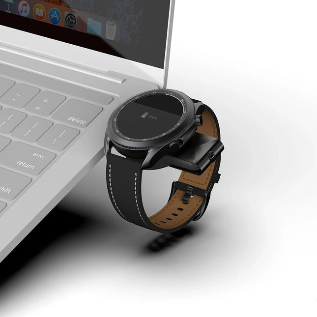 Base de carga rápida para Galaxy Watch: cargador inalámbrico tipo C para Watch 3/4/5 y Active