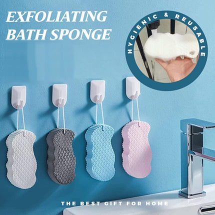 Esponja de baño exfoliante de lujo