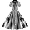 Robe noire/blanche