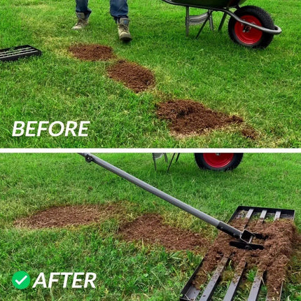 Premium Lawn Leveling Rake - Wnkrs