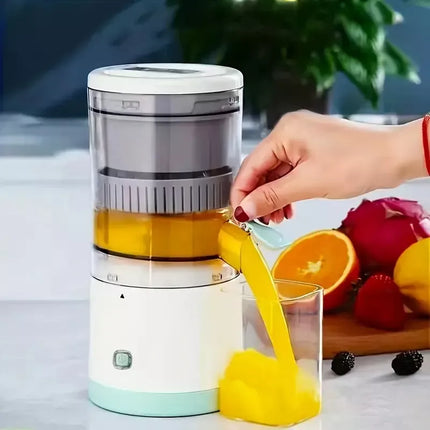 Compact USB Rechargeable Electric Juicer - Stainless Steel Blade, Multi-Fruit Capability, Easy Clean - Wnkrs