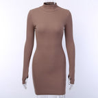 Robe marron / L