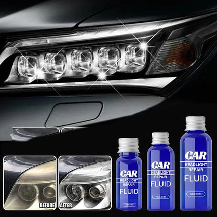 Fast-Acting Car Headlight Scratch Remover & UV Protector (10-50ml) - Wnkrs