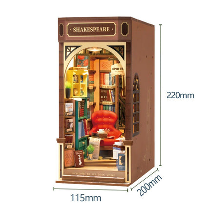 DIY Book Nook 3D Puzzle Kit - Wnkrs