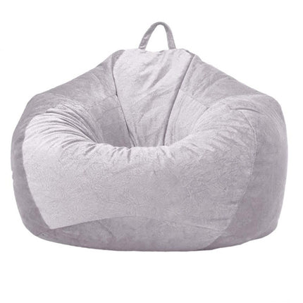 Lazy Sofa Bean Bag Cloth Cover Tatami Short Velvet No Filler Home Toy Storage - Wnkrs