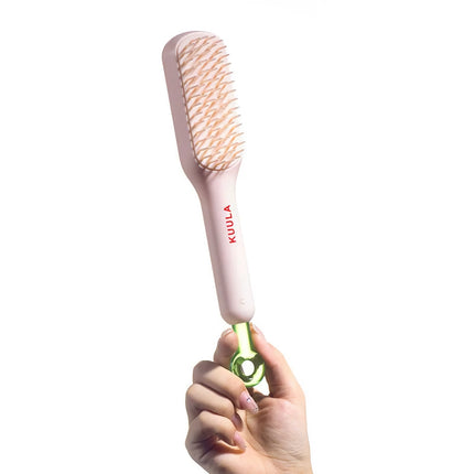 Telescopic Anti-Static Scalp Massage Comb: Self-Cleaning, for All Hair Types