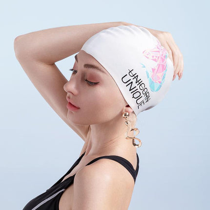 Bonnet de bain unisexe en silicone avec protection auditive : coloré et étanche