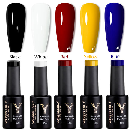 Coffret de vernis à ongles en gel 10 ml – Manucure semi-permanente à séchage rapide pour lampe LED/UV