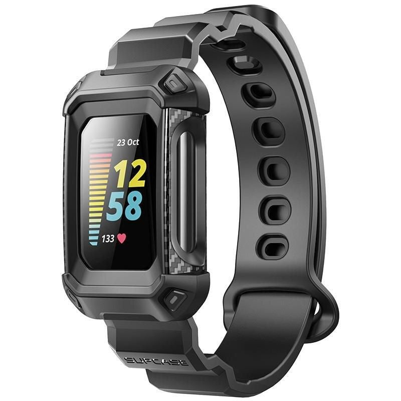 Rugged Protective Case & Band for Fitbit Charge 5/6