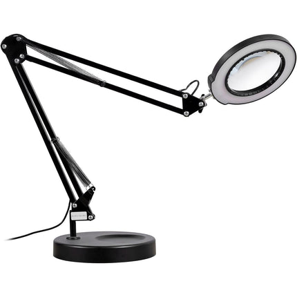 5X LED Magnifying Lamp with Adjustable Light and Clamp
