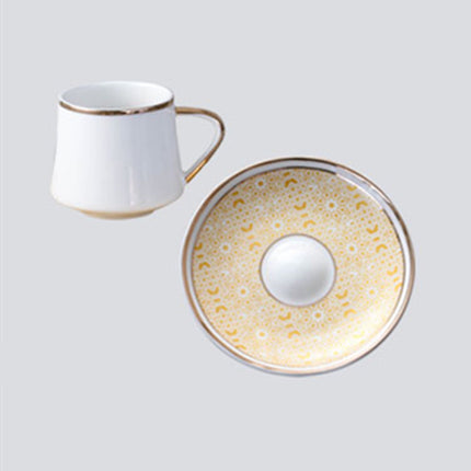 Turkish Ceramic Coffee Cup And Saucer Set - Wnkrs