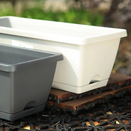 Jardinière en plastique pour légumes avec trou de drainage