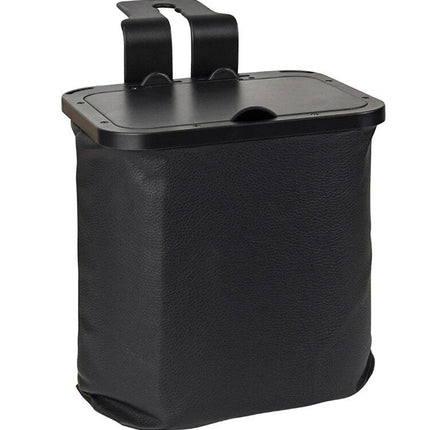 Leather Car Trash Can: Waterproof, Foldable & Multipurpose Organizer - Wnkrs