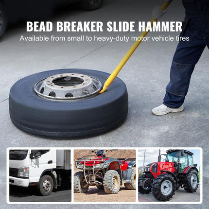 Heavy-Duty Slide Hammer Tire Bead Breaker Tool for All Vehicles - Wnkrs