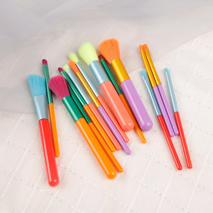 15-Piece Candy Gradient Makeup Brush Set