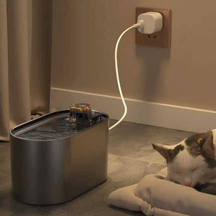 Fontaine à eau intelligente pour chat 3L – Fontaine à eau automatique ultra silencieuse pour animaux de compagnie