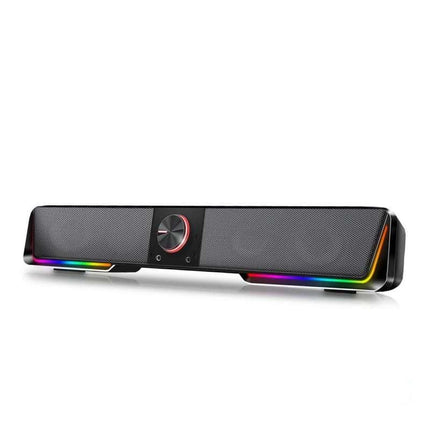 Wireless RGB Sound Bar with 3.5mm Aux and Bluetooth Connectivity - Wnkrs