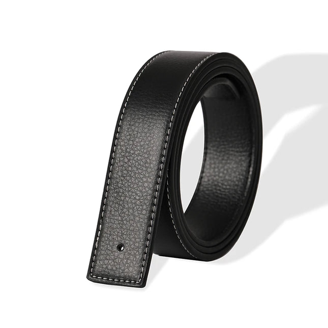 Ceinture de luxe en cuir véritable pour homme