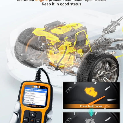 Enhanced OBD II Vehicle Code Reader