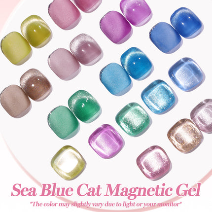 Vernis à ongles gel à paillettes magnétiques pour chat