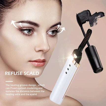 3-Gear Adjustable Heated Eyelash Curler: Portable & Anti-Scald - Wnkrs