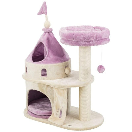 Deluxe Plush & Sisal Cat Tree House - Wnkrs