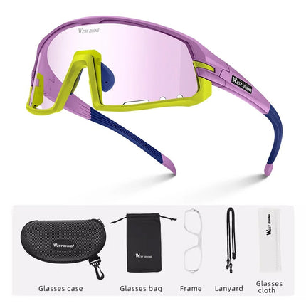 Lunettes de soleil photochromiques pour cyclisme