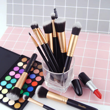 14-Piece Professional Makeup Brush Set - Wnkrs