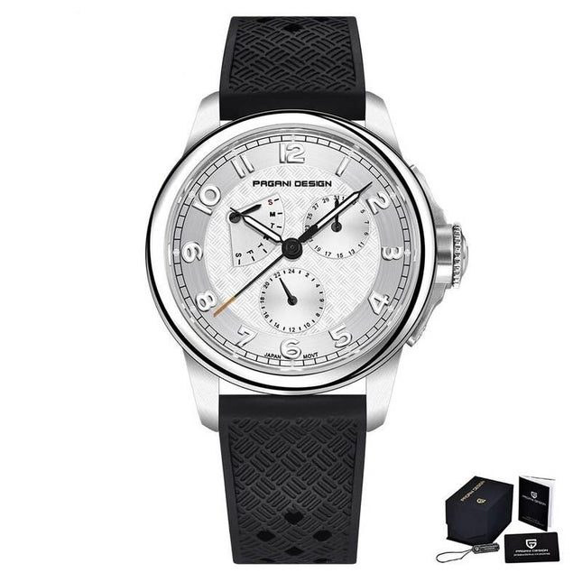 Reloj de cuarzo deportivo y de negocios para hombre