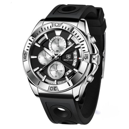 Reloj deportivo de cuarzo de lujo para hombre