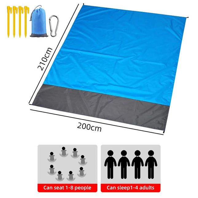 Tapis de plage imperméable ultime