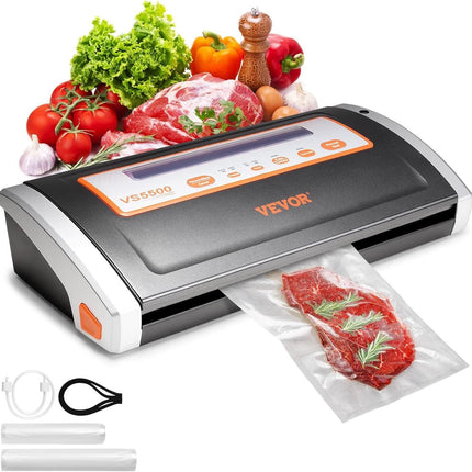 Multi-functional Automatic Vacuum Sealer Machine with Built-in Cutter for Food Preservation - Wnkrs