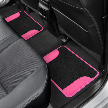 Hot Pink Universal Car Floor Mats - Wnkrs