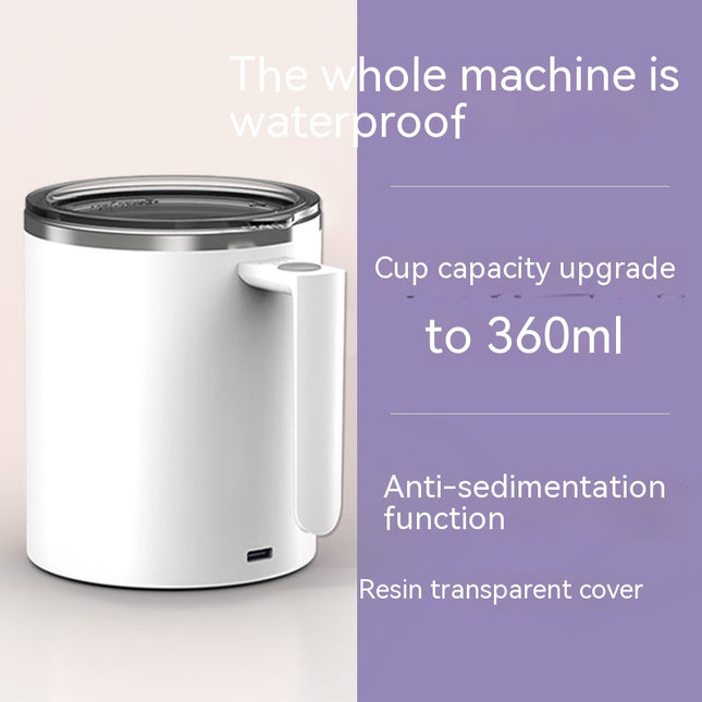 Portable Smart Magnetic Automatic Mixing Coffee Cup Rechargeable Rotating Home Office Travel Stirring Cup - Wnkrs