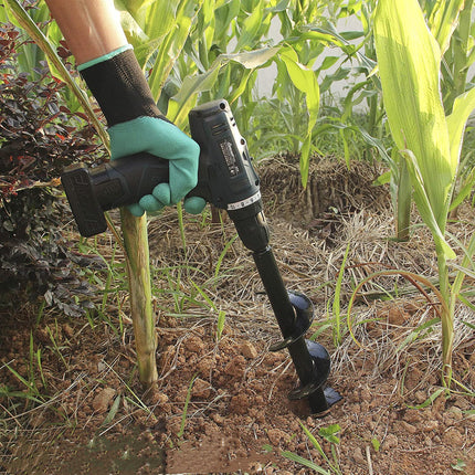 Broca para barrena de suelo de jardín de alta resistencia para plantar y cavar