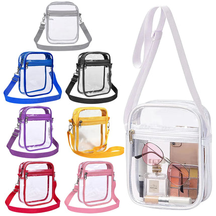 Women’s Clear Stadium-Approved PVC Shoulder Bag