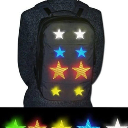 Star-Shaped Reflective Safety Stickers - Wnkrs