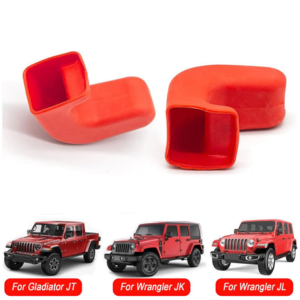 Cache-crochet de remorquage pour pare-chocs avant Jeep Wrangler et Gladiator