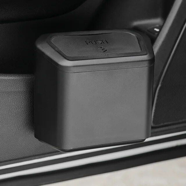 Compact Pressing Car Trash Bin - Wnkrs