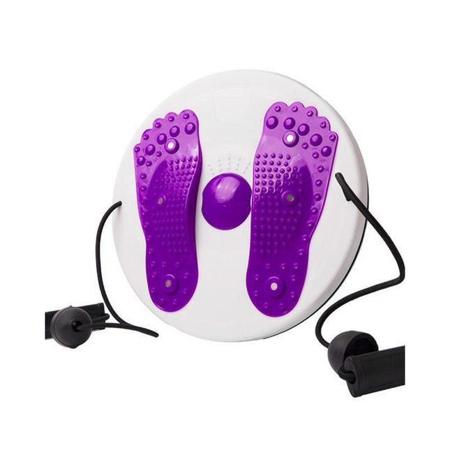 Disque de torsion de taille portable avec massage des pieds et cordon de serrage