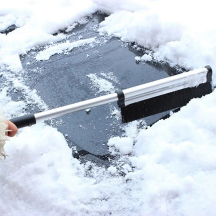 Extendable Car Ice Scraper with Snow Brush: Quick and Efficient Winter Cleaning - Wnkrs