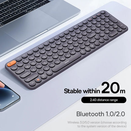 Wireless Bluetooth Keyboard with Numeric Keypad