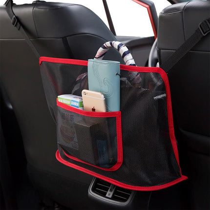 Car Seat Storage and Safety Net: Multi-Functional Organizer and Pet Barrier