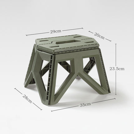 Taburete plegable portátil para exteriores