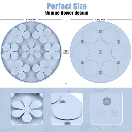 Mangeoire lente et tapis à renifler en silicone pour animaux de compagnie