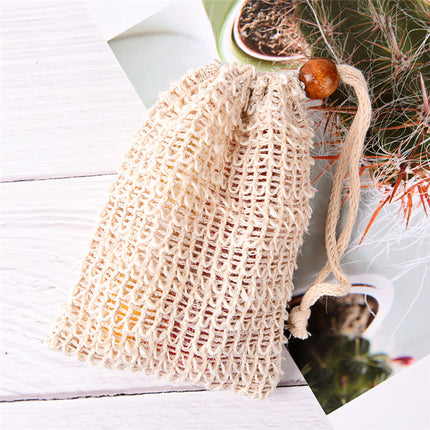 Pochette de rangement pour savon en sisal écologique