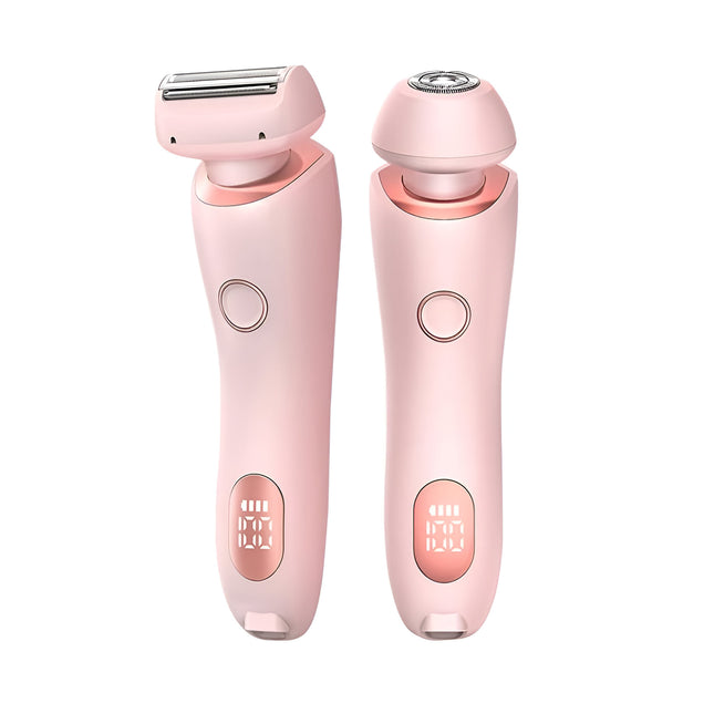 Épilateur et rasoir corporel rechargeable 2 en 1 pour femmes